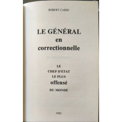 Le Général en correctionnelle dédicacé par l'auteur