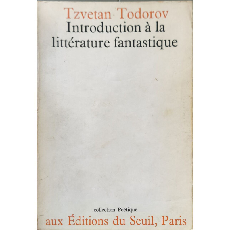 Introduction à la littérature fantastique