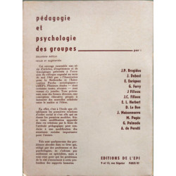 Pédagogie et psychologie des groupes