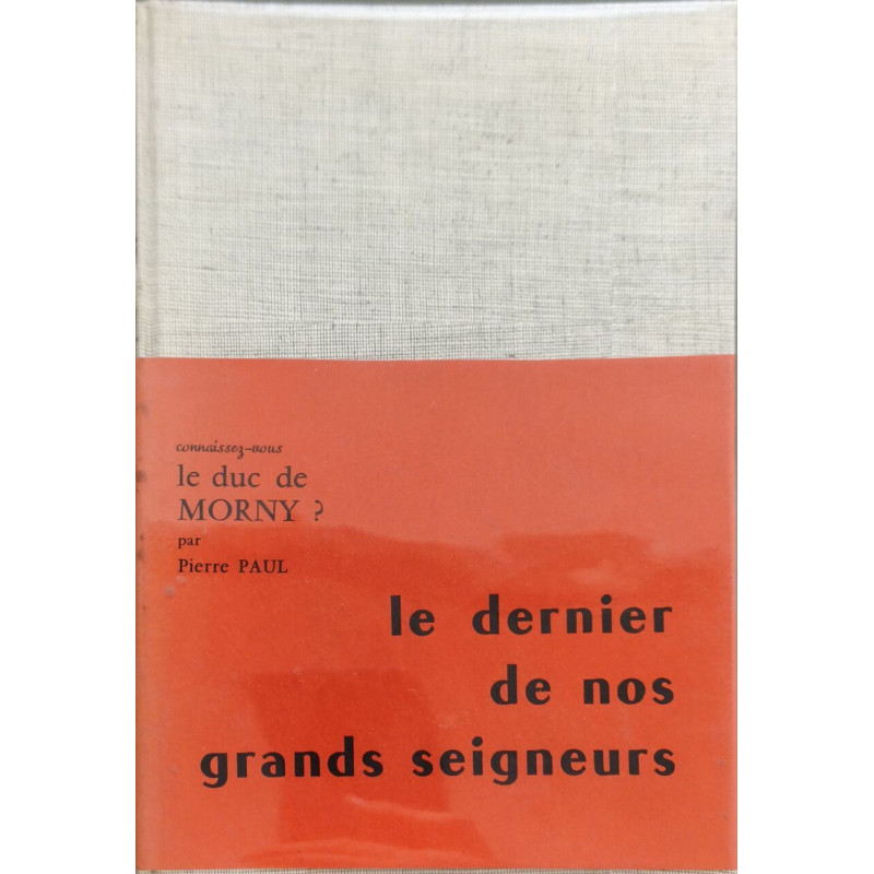 Connaissez-vous le duc de Morny