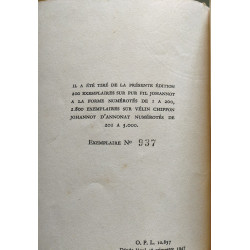 Tristan et Iseut - numéroté - 10 hors-texte en couleurs de J.CAMUS