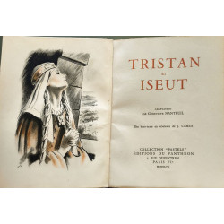 Tristan et Iseut - numéroté - 10 hors-texte en couleurs de J.CAMUS