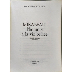 Mirabeau l'homme à la vie brûlée