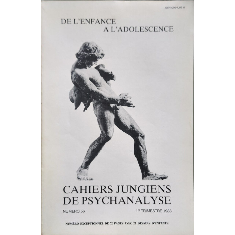 Cahiers Jungiens de Psychanalyse N°56 - de l'enfance a l'adolescence