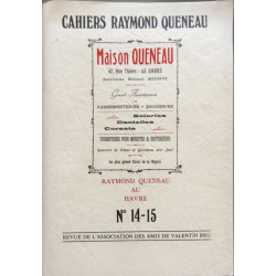 Cahiers raymond queneau n° 14-15 / raymond Queneau au havre