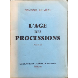 L'âge des processions - dédicacé par l'auteur