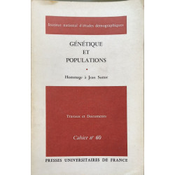 Génétique et populations - cahiers n°60