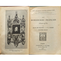 Les Romanciers Français 1800-1930