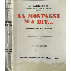 La montagne m'a dit... - dédicacé par l'auteur