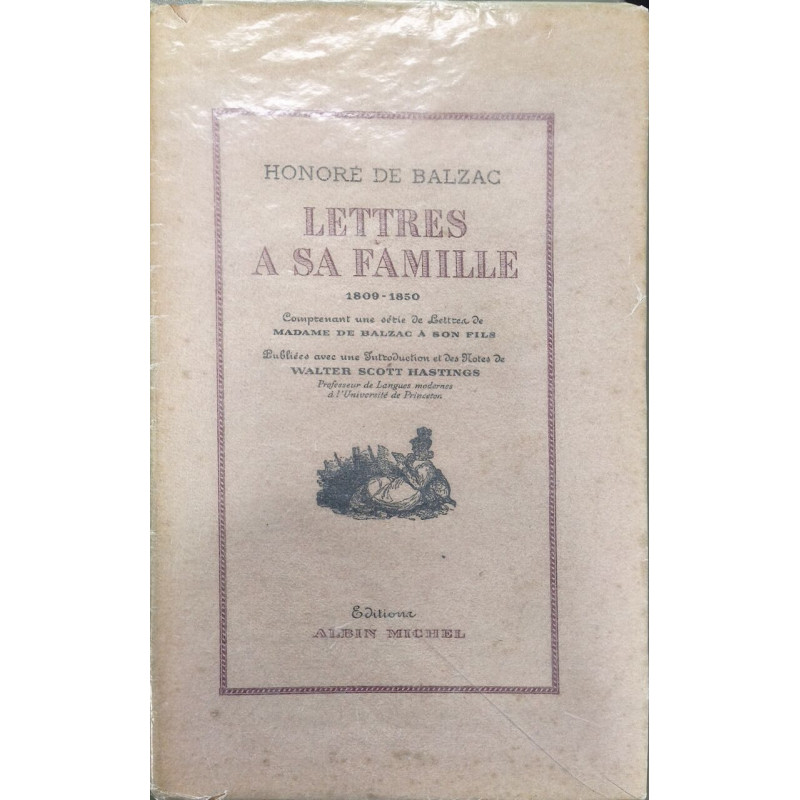 Lettres à sa famille 1809-1850