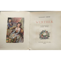 Werther - numéroté sur vélin - illustrations dde andré hofer