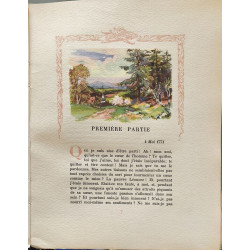 Werther - numéroté sur vélin - illustrations dde andré hofer