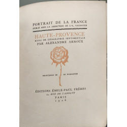 Haute-Provence - numéroté sur vélin- frontispice de DE WAROQUIER