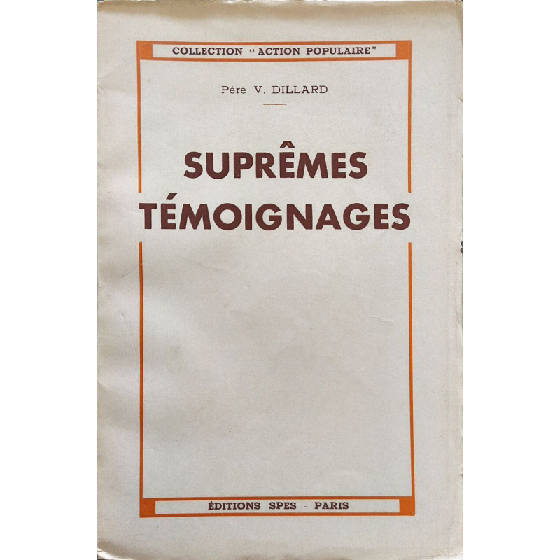 Suprêmes témoignages