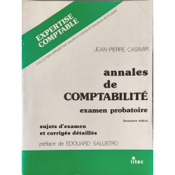 Annales de comptabilité : Examen probatoire (Expertise comptable)