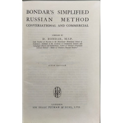 Bondar's Simplified Russian Method: Conversational and Commercial