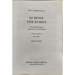 Le russe vite et bien