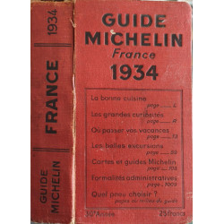 Guide Michelin France 1934