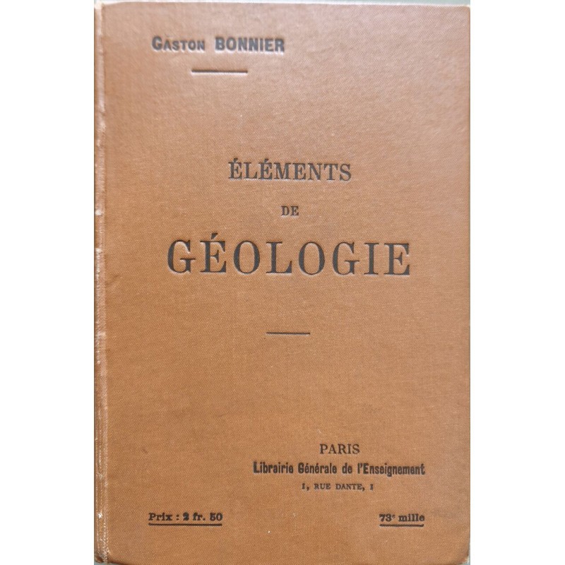 Éléments de géologie