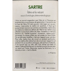 L'Etre et le néant : essai d'ontologie phénoménologique