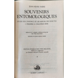 Souvenirs Entomologiques Coffret Deux Volumes
