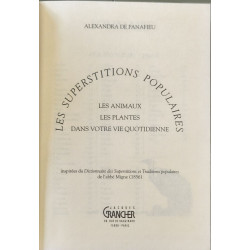 LES SUPERSTITIONS POPULAIRES