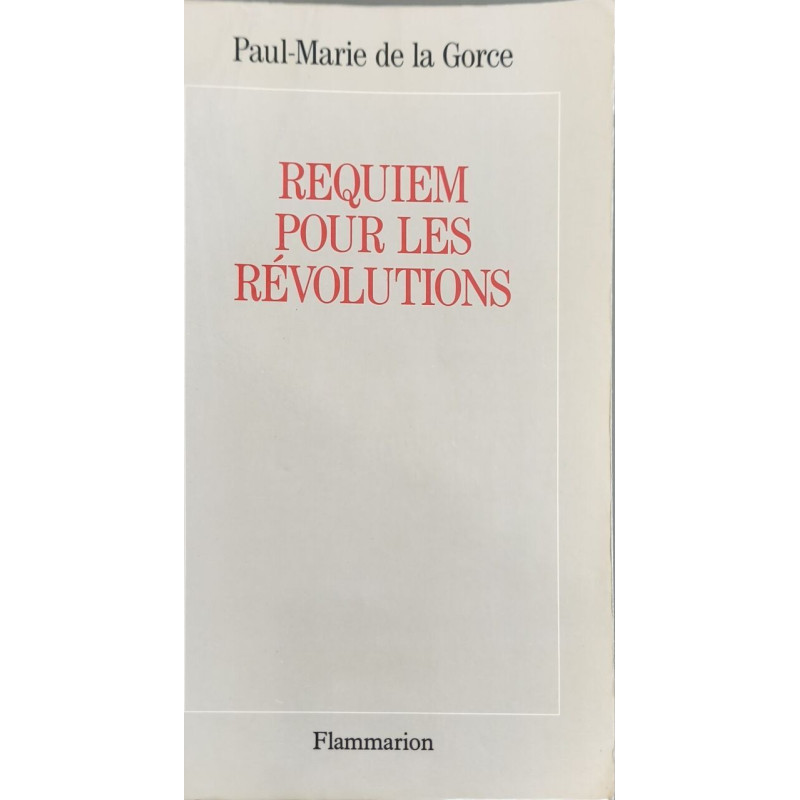 Requiem pour les révolutions