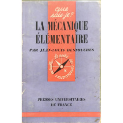 La Mécanique élémentaire