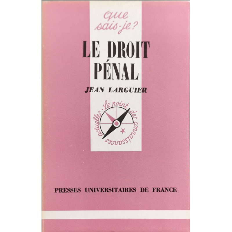 Le droit pénal