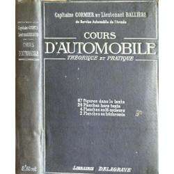 Cours d'automobile théorique et pratique