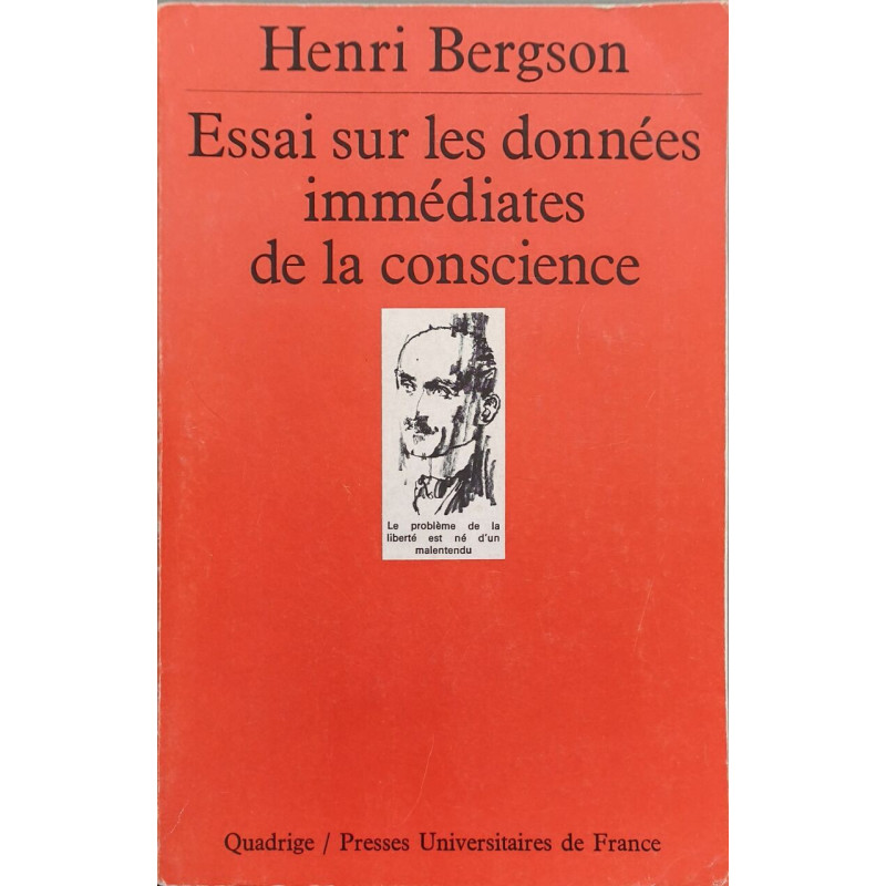 Essai sur les données immédiates de la conscience