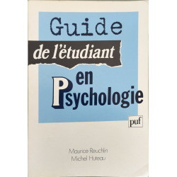 Guide de l'etudiant en psychologie