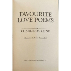Favourite Love Poems chosen by Charles Osborne illustrations by...
