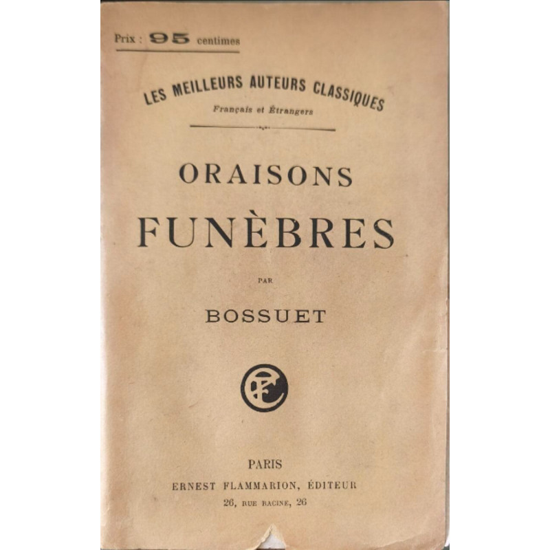 Oraisons funèbres