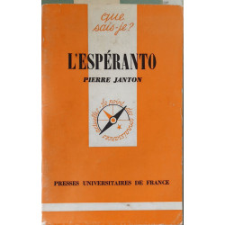 Que sais-je? L'Espéranto