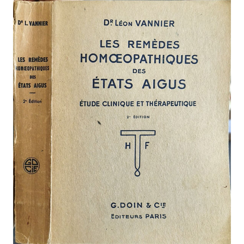 Les remèdes homœopathiques des états aigus