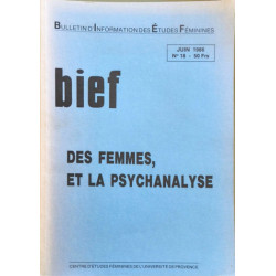Bief N°18- des femmes et la psychanalyse