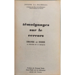 Témoignages sur le Vercors ( drome-isère)