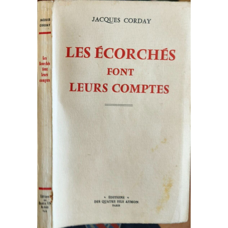 Les Écorchés font leurs comptes