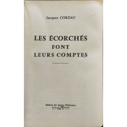 Les Écorchés font leurs comptes