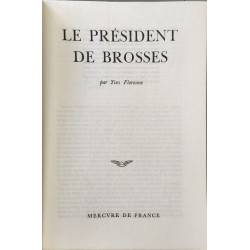 Le Président de Brosses