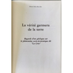 La vérité germera de la terre regards d'un géologue sur le...