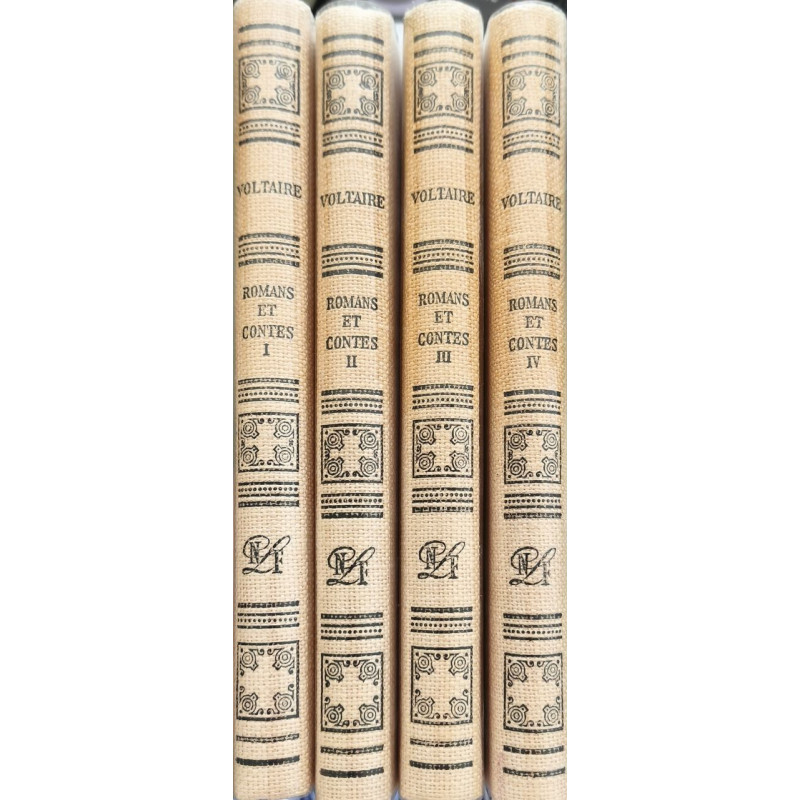 Romans et contes de Voltaire ( 4 tomes - complet)