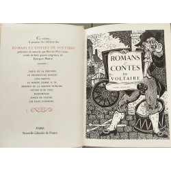 Romans et contes de Voltaire ( 4 tomes - complet)