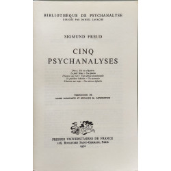 Cinq psychanalyses