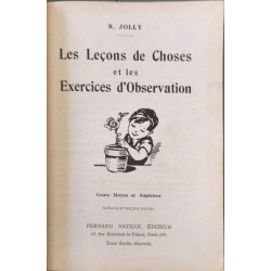 Les leçons de choses et les exercices d'observation