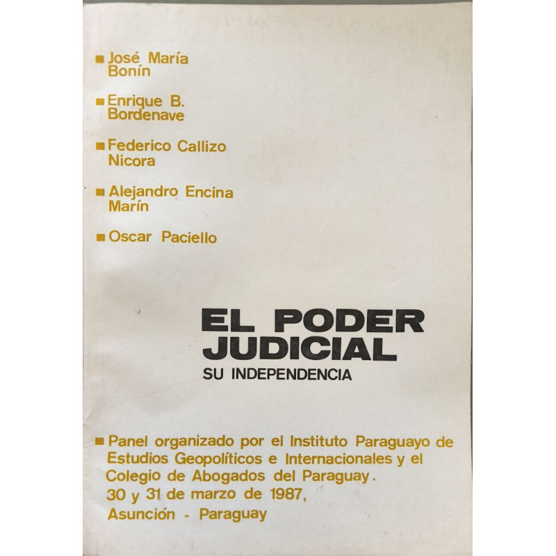 El Poder Judicial Su Independencia