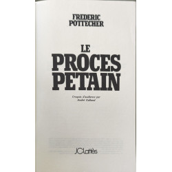 Le procès Pétain