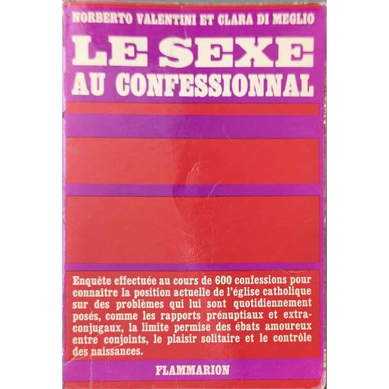 Le sexe au confessionnal