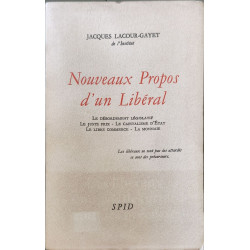 Nouveaux Propos d'un Libéral